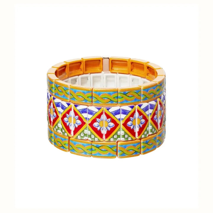 The Terrazzo Bracelet Trio, RoxAs-Bracelets, Ileana Makri, Jewelry