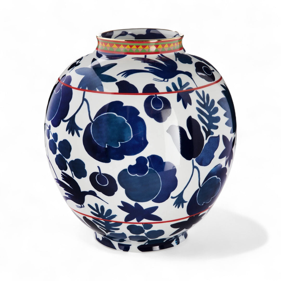 Big Bubble Vase Wildbird Blu