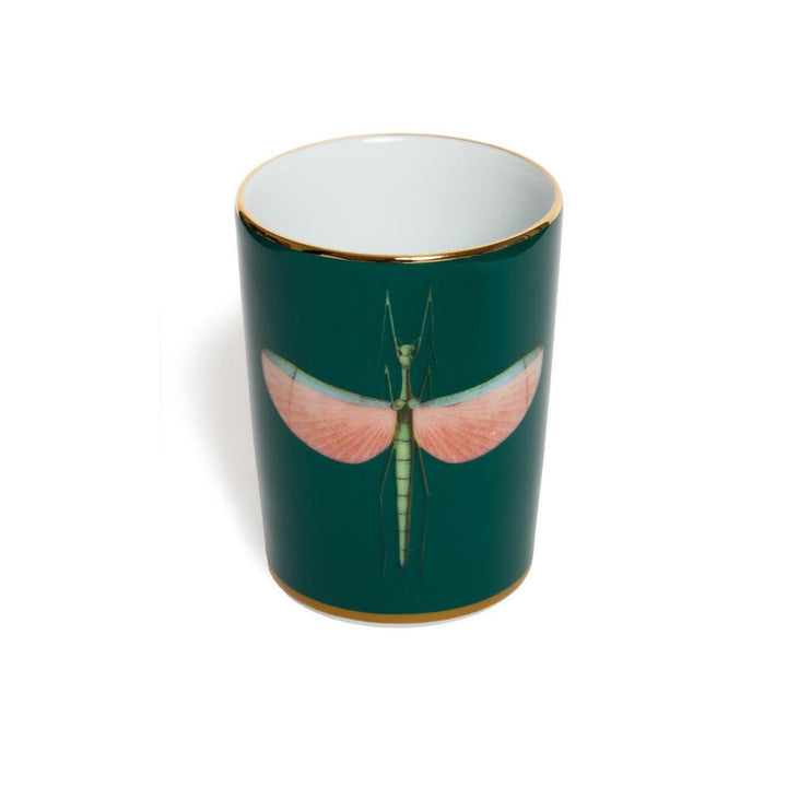 Libellula Green Decorative Cup