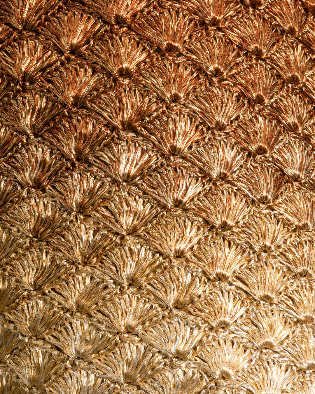 Kaia Seashell Mochila Gold & Copper