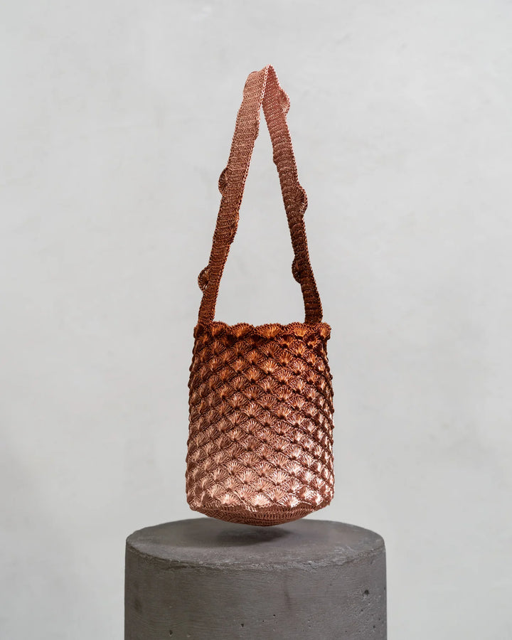 Kaia Seashell Mochila Rose Gold & Copper