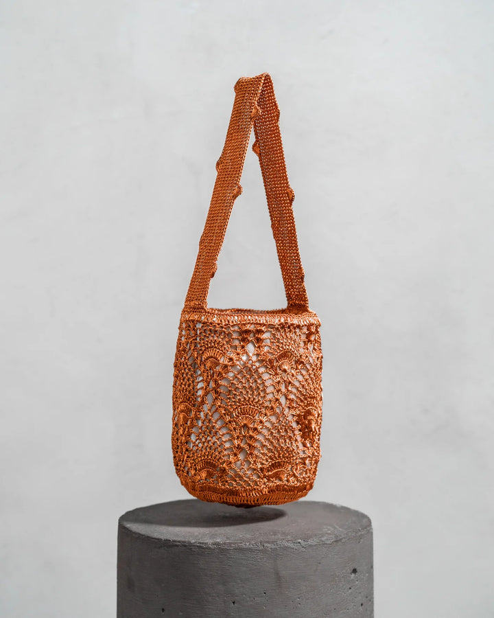 Pineapple Mochila Copper & Beige Lining