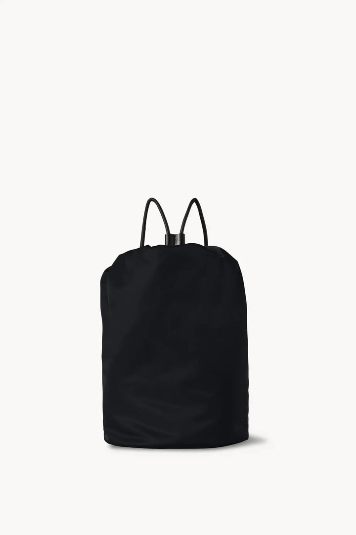 Sporty Backpack in Black Nylon