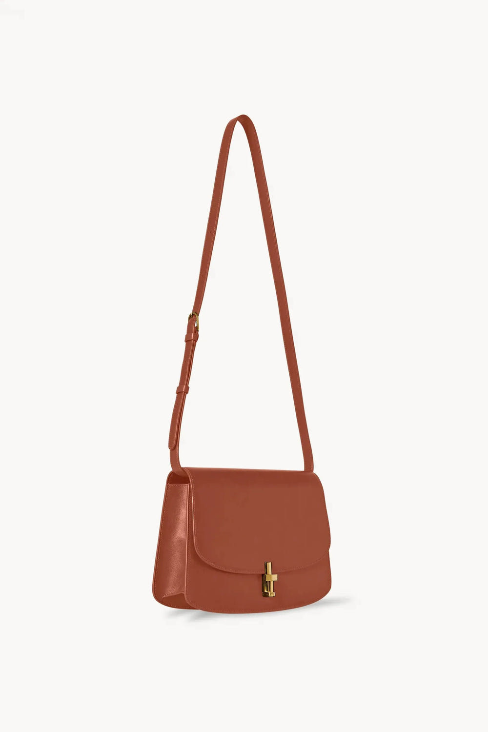 Sofia 10.00 Crossbody in Twany Leather - The Row - Ileana Makri store