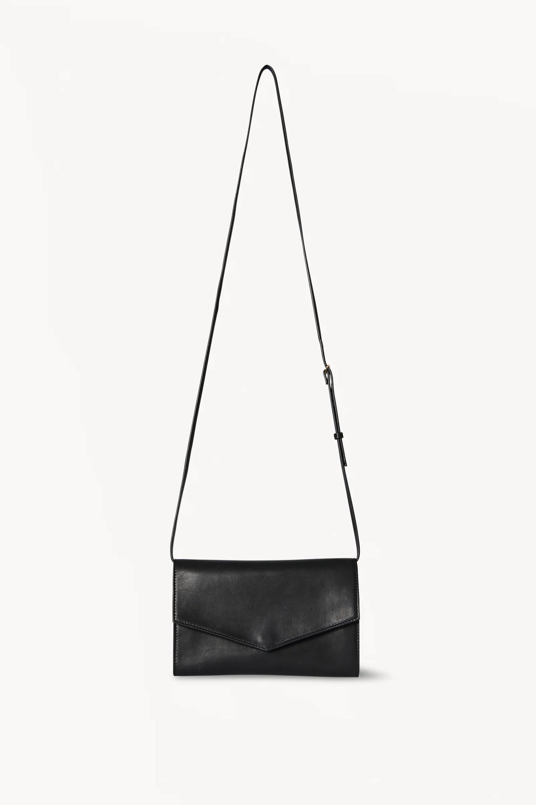 Envelope Bag in Black Leather