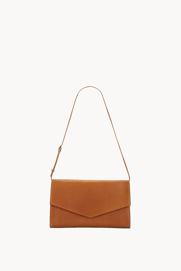 Large Envelope Bag in Tan Leather