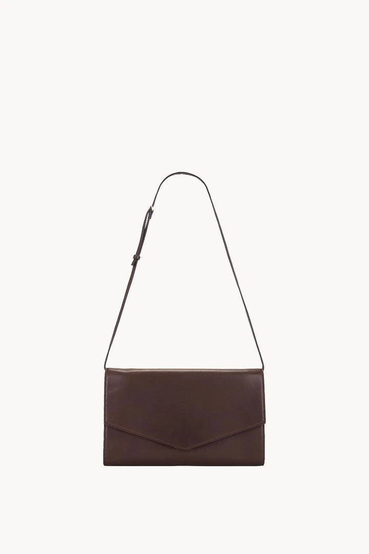 Large Envelope Bag in Brown Leather