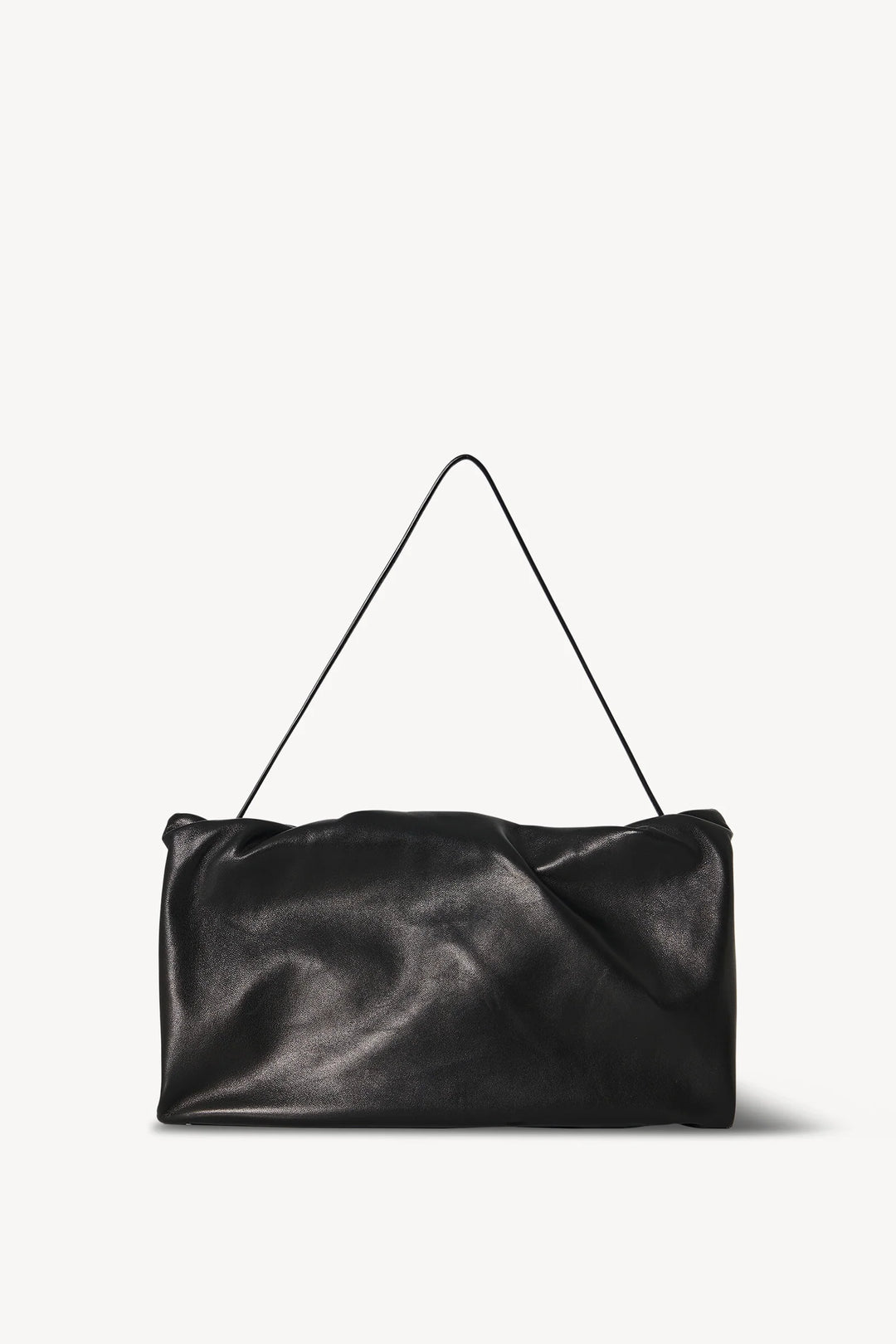 XL Bourse Bag in Black Leather, Bags, Ileana Makri, Handbags