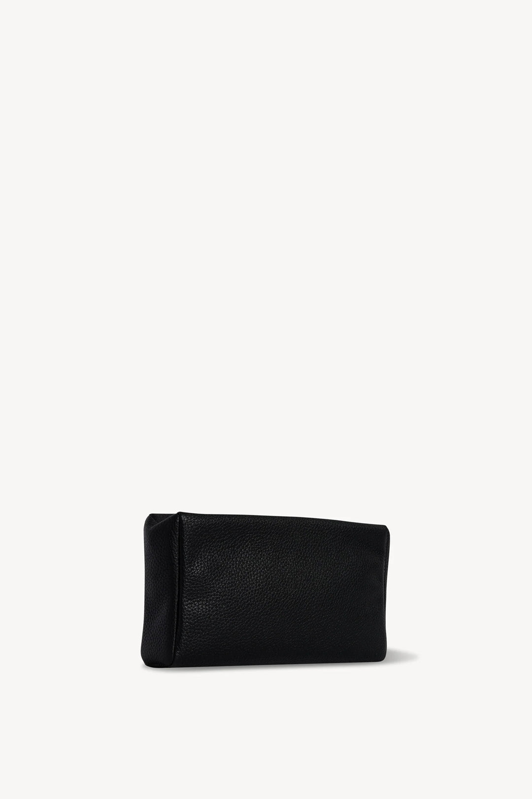 Squared Compact Clutch Bag in Leather