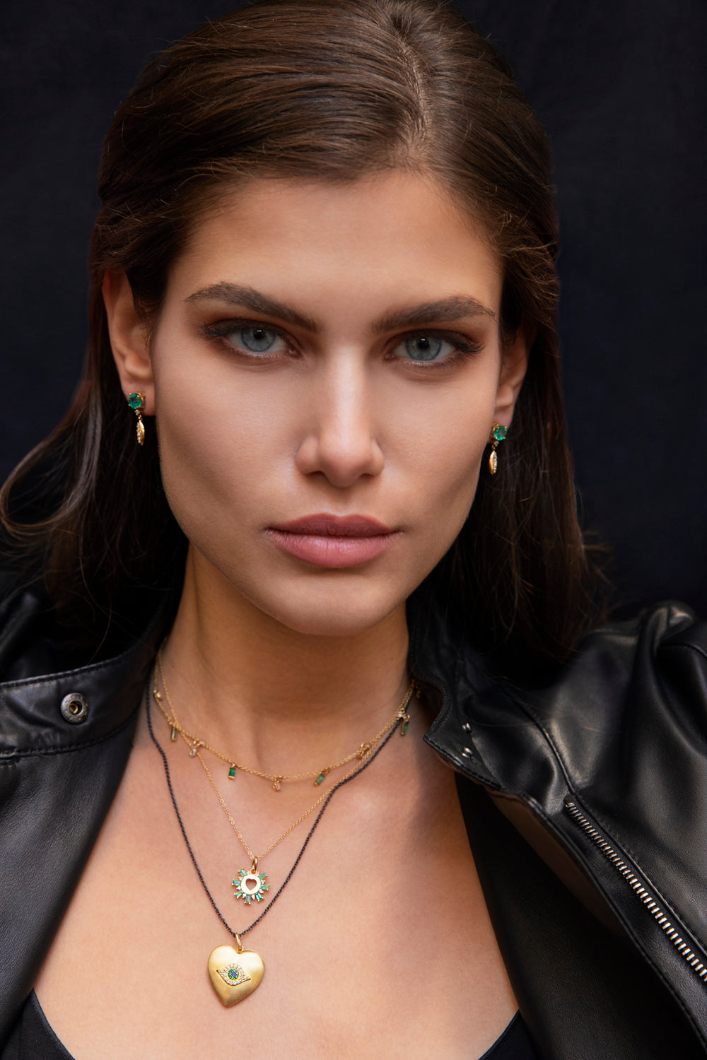 Emerald Dewdrop Earrings