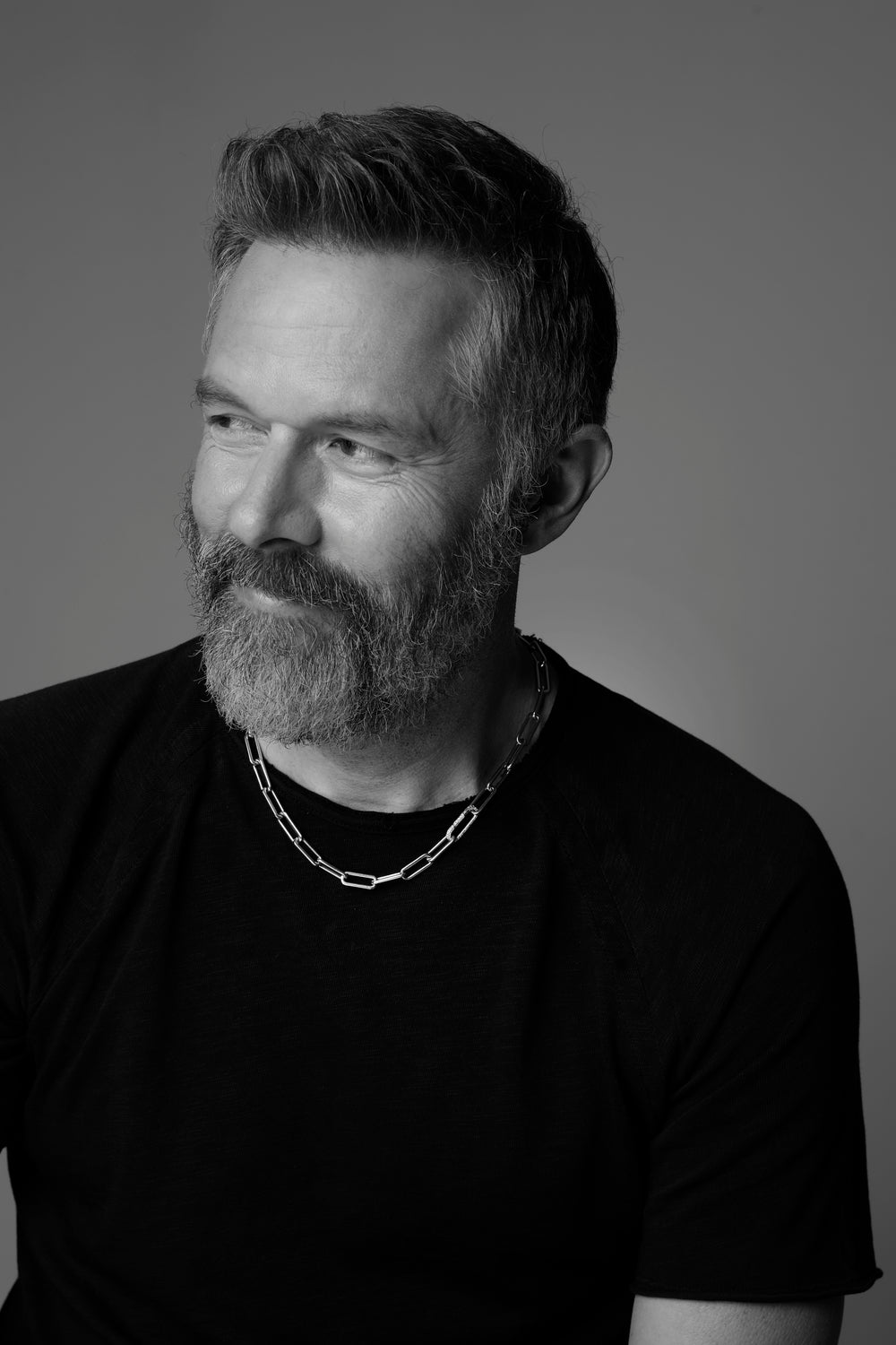 Seamless Oblong Single Diamond Link Necklace - Chains - Ileana Makri store