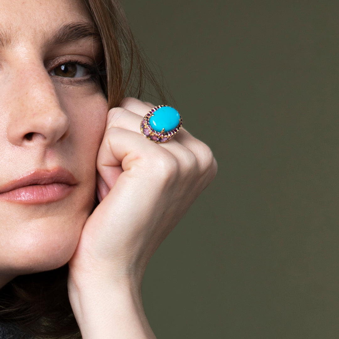 Turquoise Serenade Ring