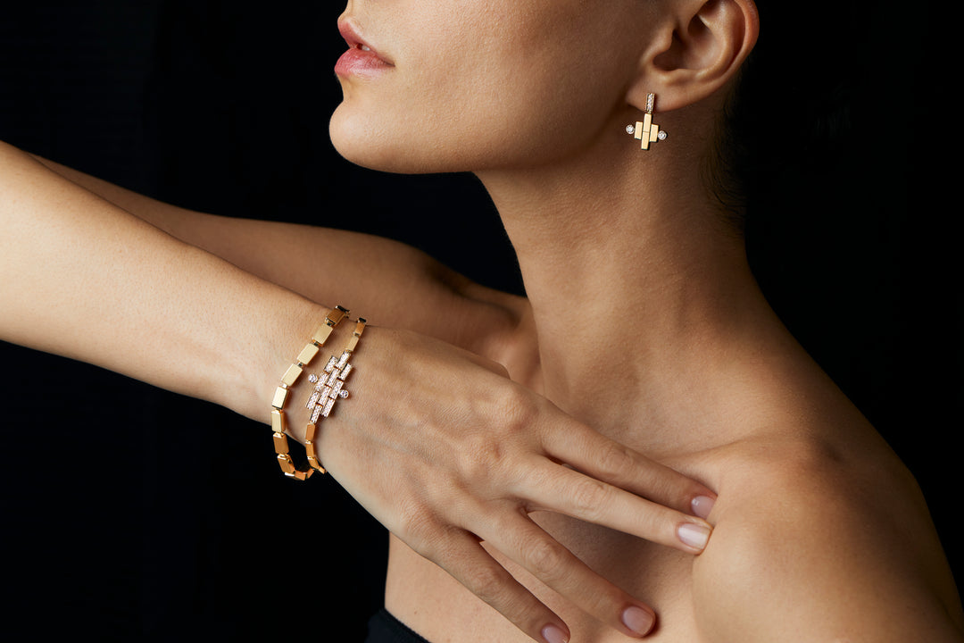 Gold Waterfall Bracelet