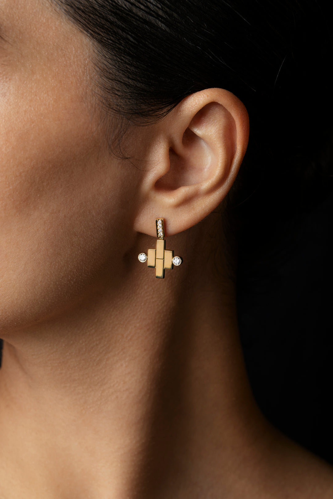 Dangling Pond Earrings