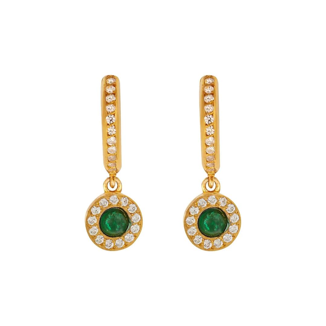 Agate Sun Midi Hoops - Eye M Celestial - Ileana Makri