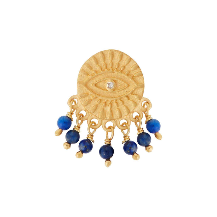 All Seeing Eye Blue Tear Studs - Eye M Symbols - Ileana Makri