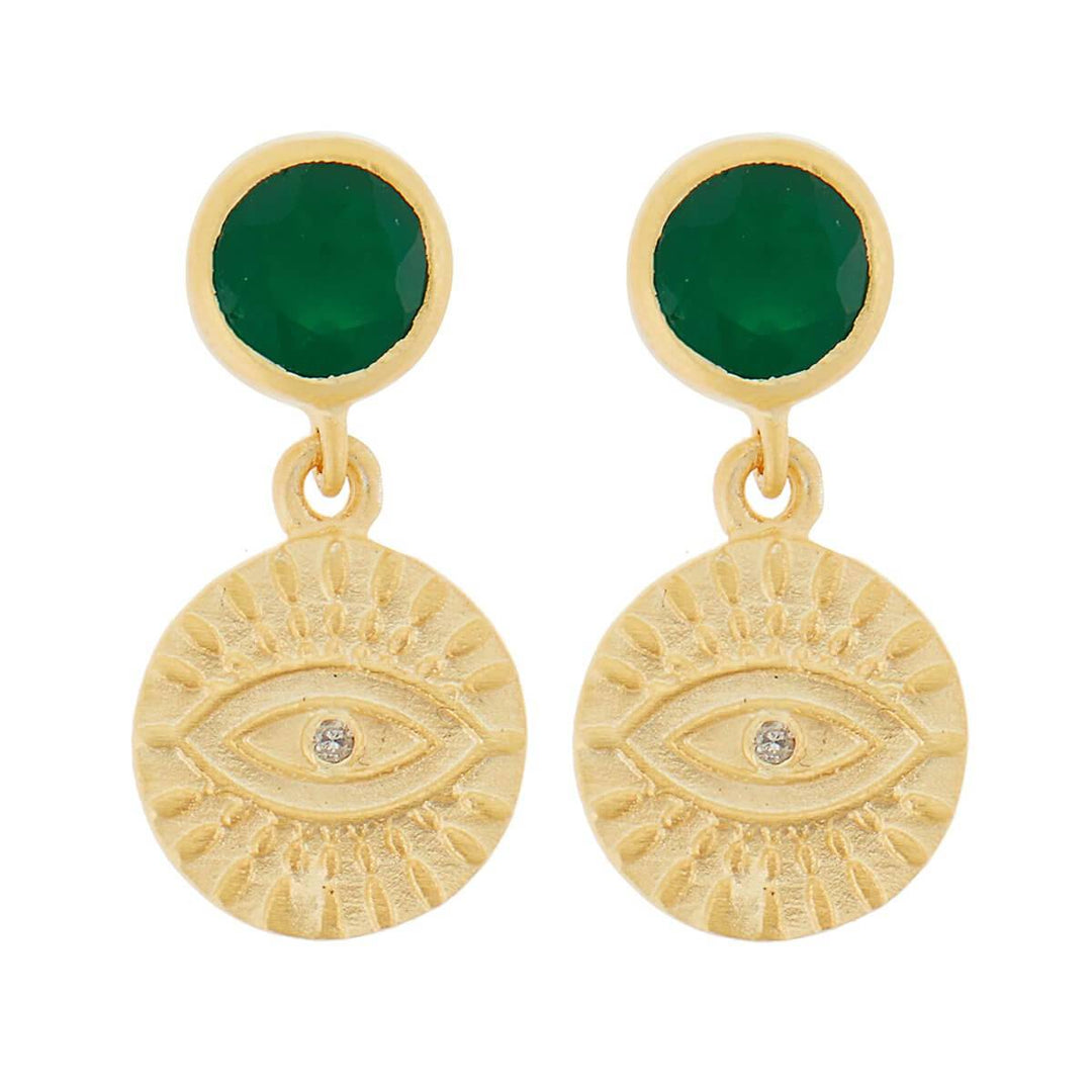 All Seeing Eye Earrings - Eye M Symbols - Ileana Makri