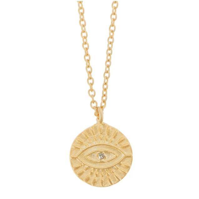 All Seeing Eye Necklace - Eye M Symbols - Ileana Makri store