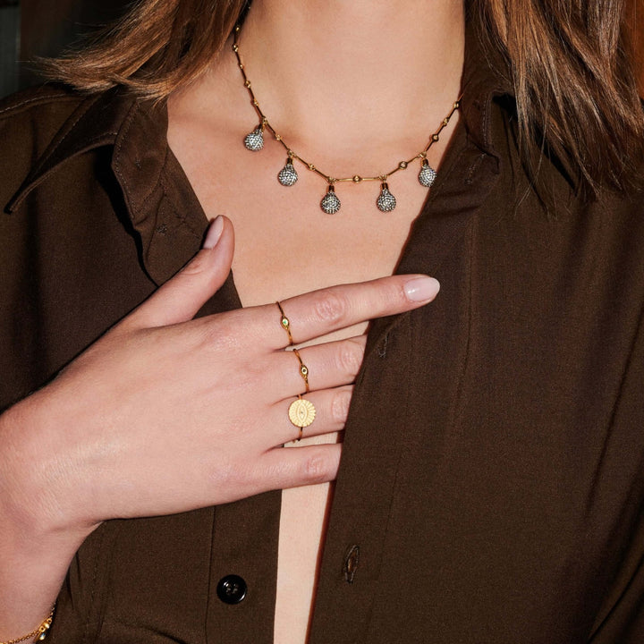 All Seeing Eye Ring - Eye M Symbols - Ileana Makri