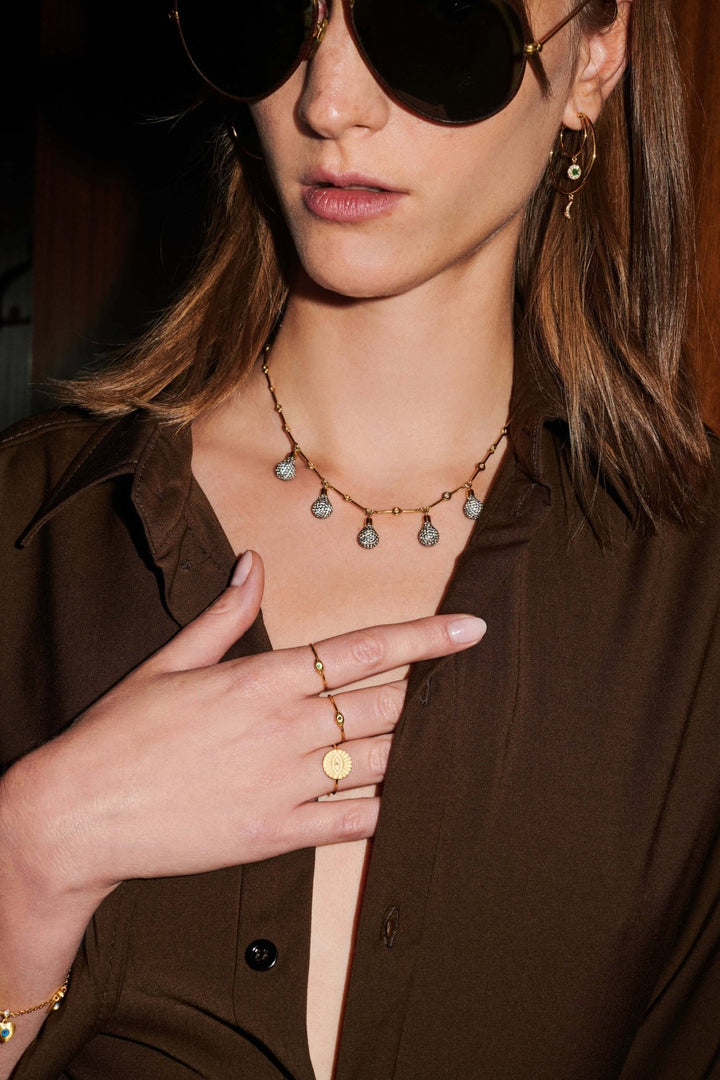 All Seeing Eye Ring - Eye M Symbols - Ileana Makri