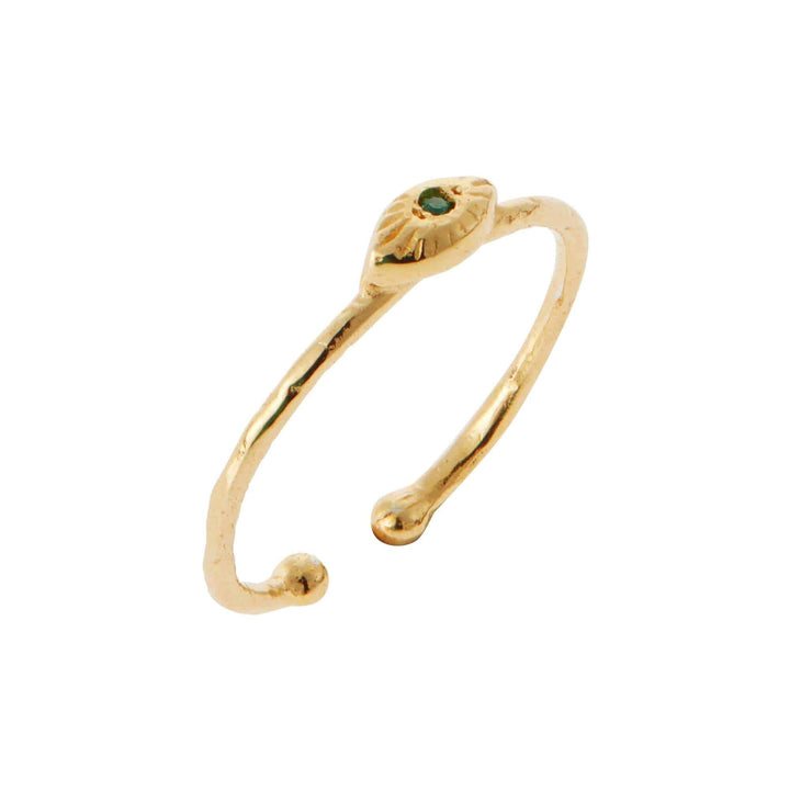 All Seeing Tiny Eye Ring - Eye M Symbols - Ileana Makri store