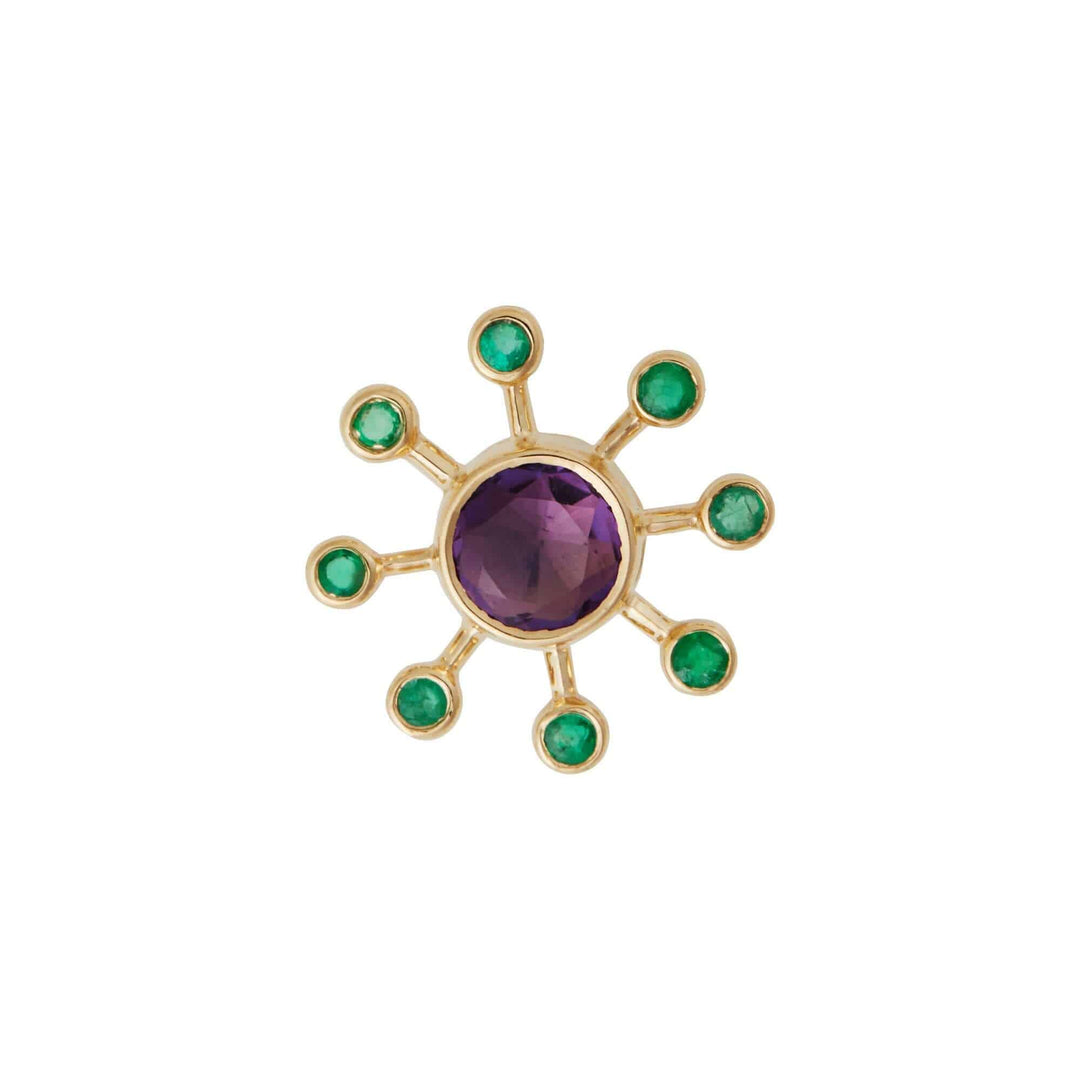 Amethyst Blossom Studs Y - EM - Florescence - Ileana Makri