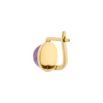 Amethyst Plug Earrings - M - Exclusive - Ileana Makri store