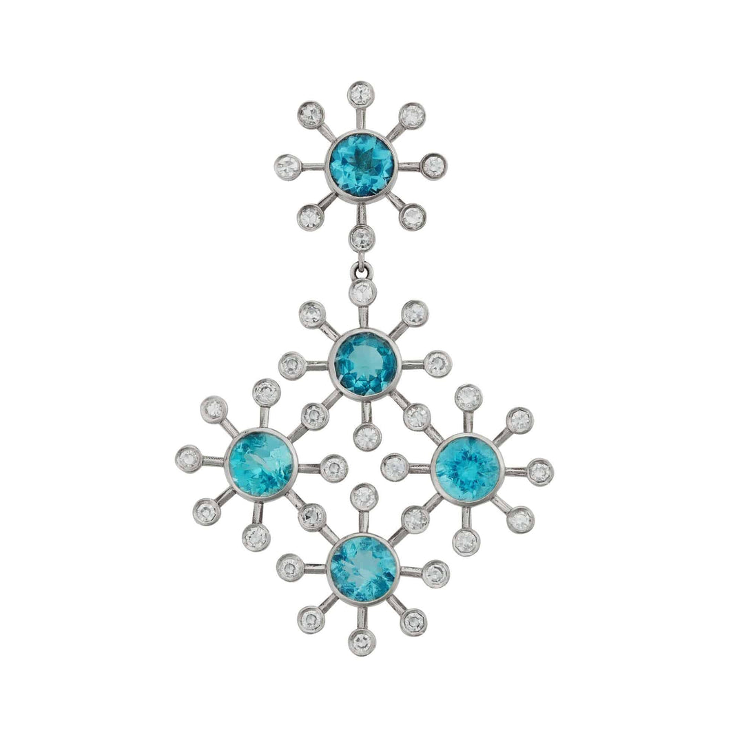 Apatite Blossom Earrings - Florescence - Ileana Makri store