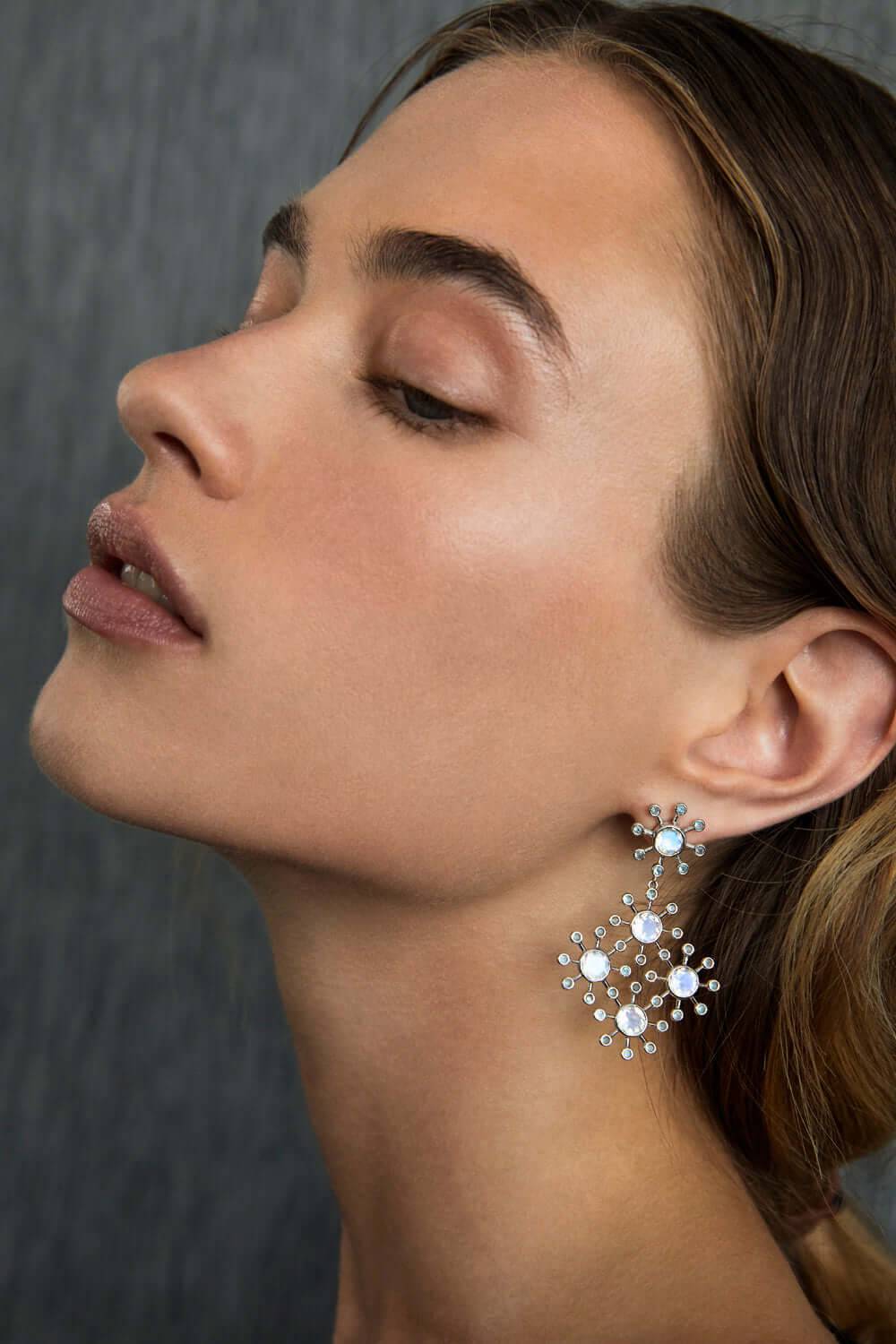 Apatite Blossom Earrings - Florescence - Ileana Makri