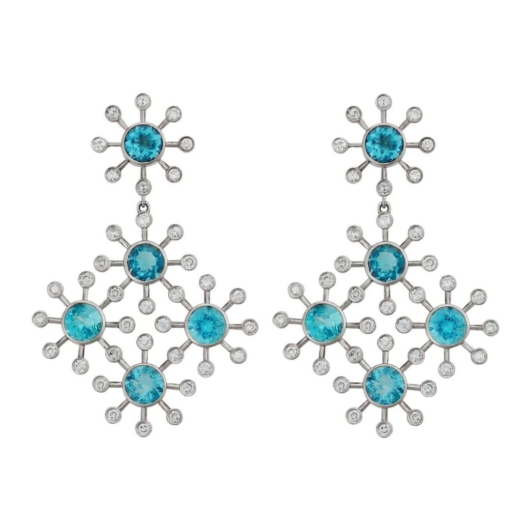 Apatite Blossom Earrings - Florescence - Ileana Makri