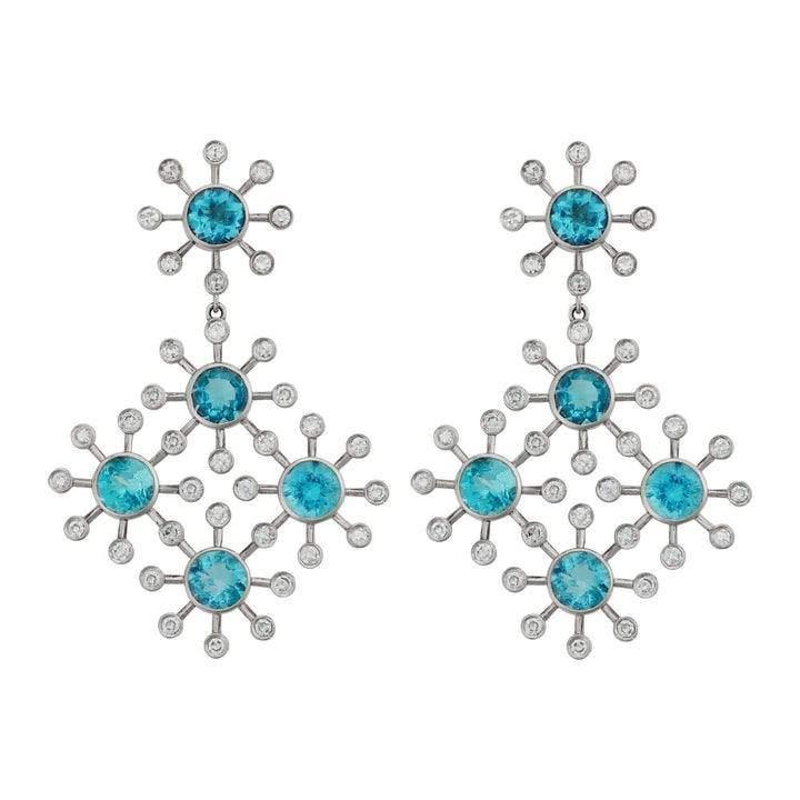 Apatite Blossom Earrings - Florescence - Ileana Makri