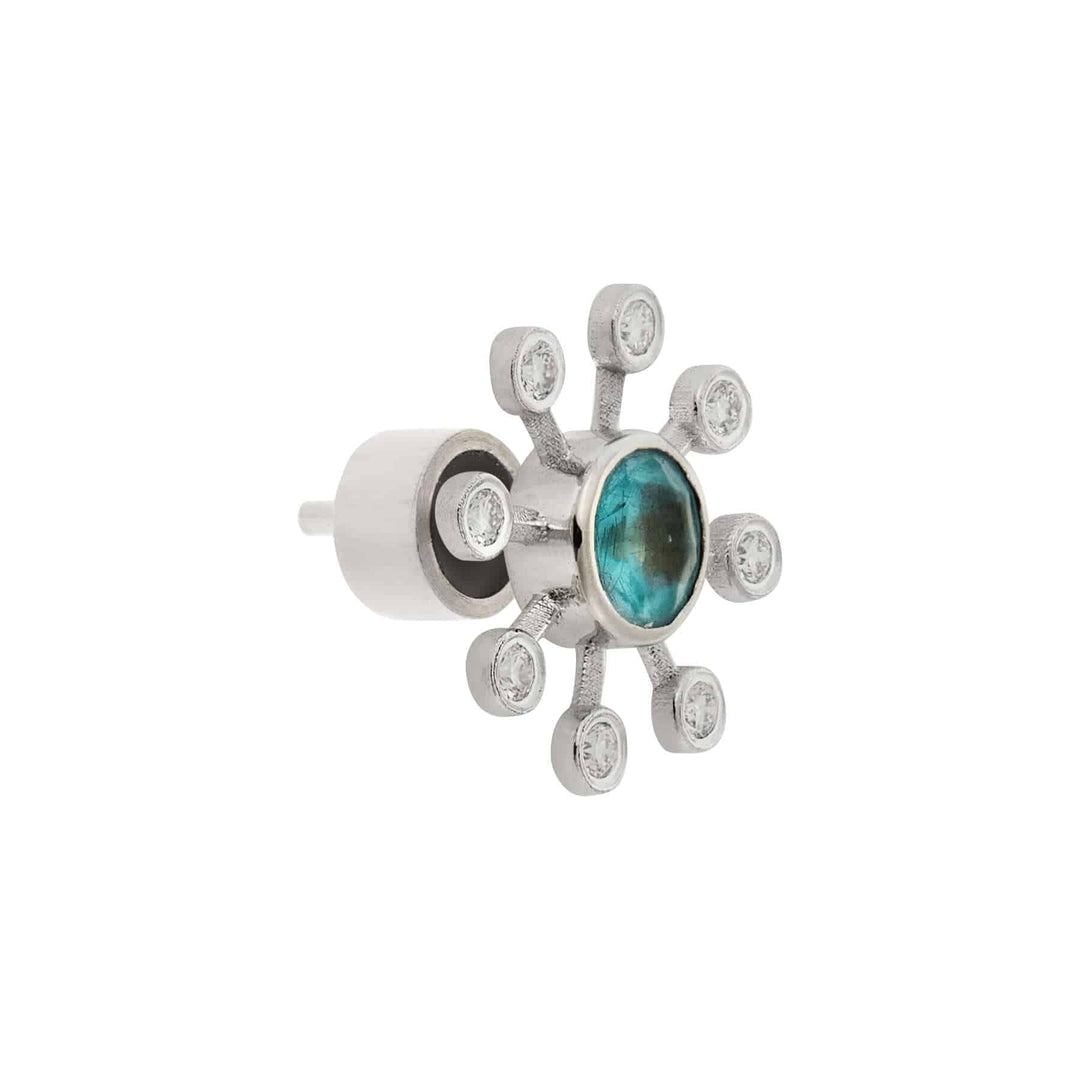 Apatite Blossom Studs - Florescence - Ileana Makri