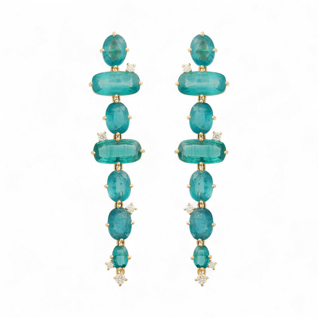 Apatite Breeze Earrings - One of a Kind - Ileana Makri