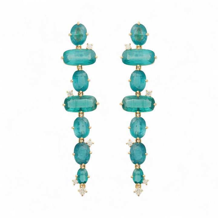 Apatite Breeze Earrings - One of a Kind - Ileana Makri