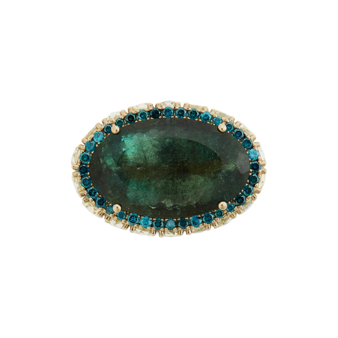 Apatite Ocean Ring - One of a Kind - Ileana Makri
