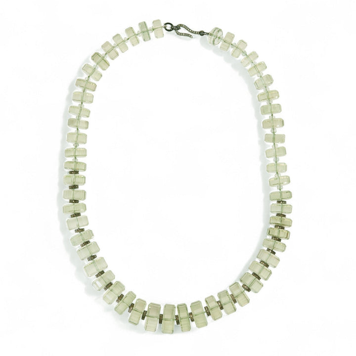Aura Green Amethyst Necklace - Crown - Ileana Makri