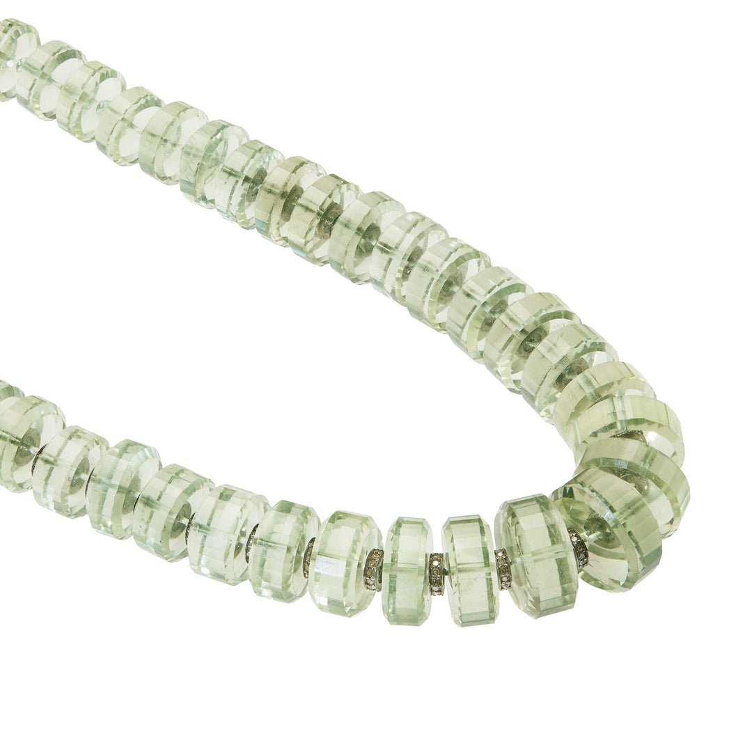 Aura Green Amethyst Necklace - Crown - Ileana Makri
