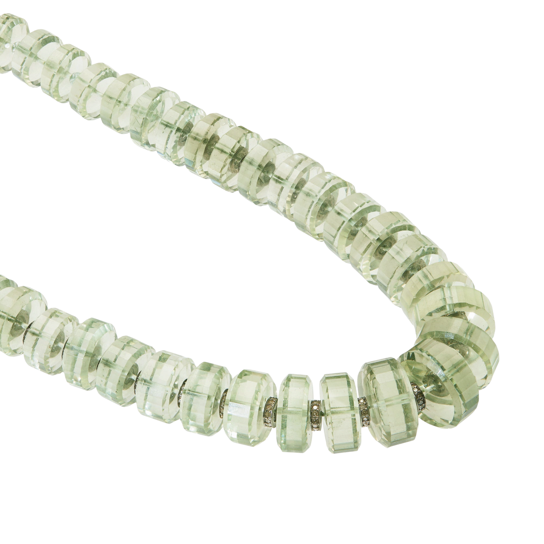 Aura Green Amethyst Necklace - Crown - Ileana Makri