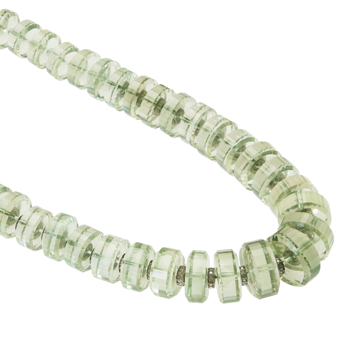 Aura Green Amethyst Necklace - Crown - Ileana Makri