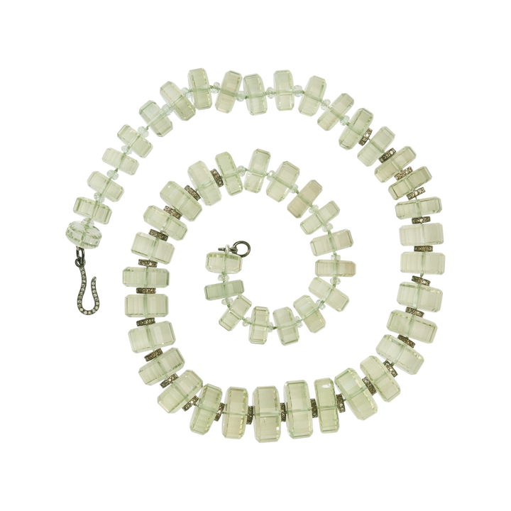 Aura Green Amethyst Necklace - Crown - Ileana Makri