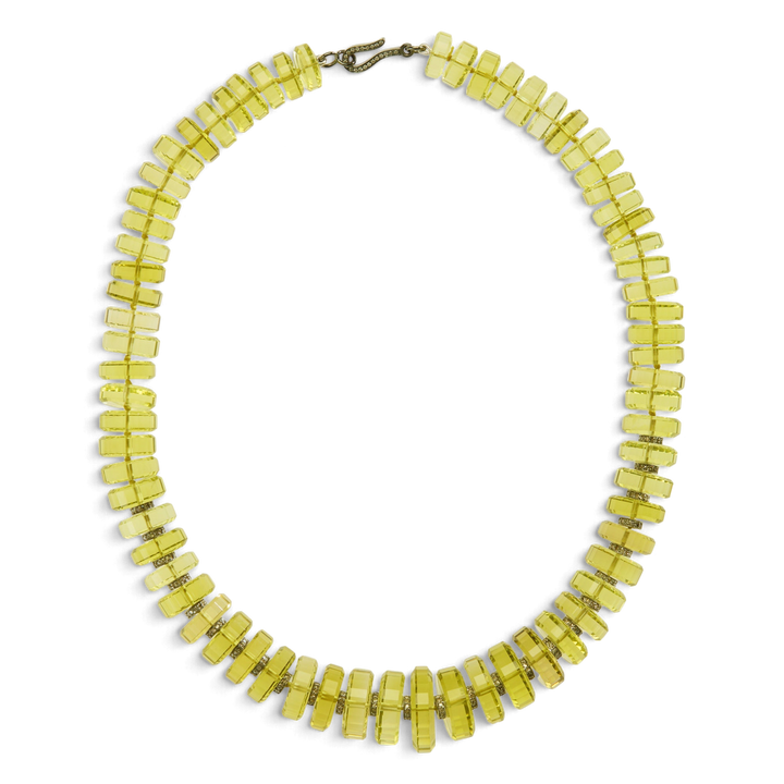Aura Lemon Quartz Necklace - Crown - Ileana Makri