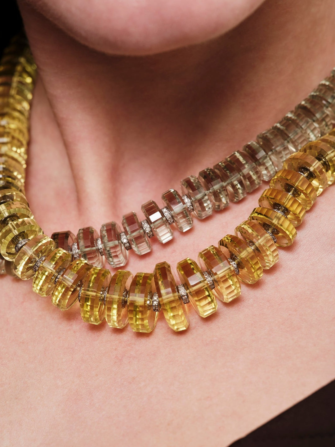 Aura Lemon Quartz Necklace - Crown - Ileana Makri