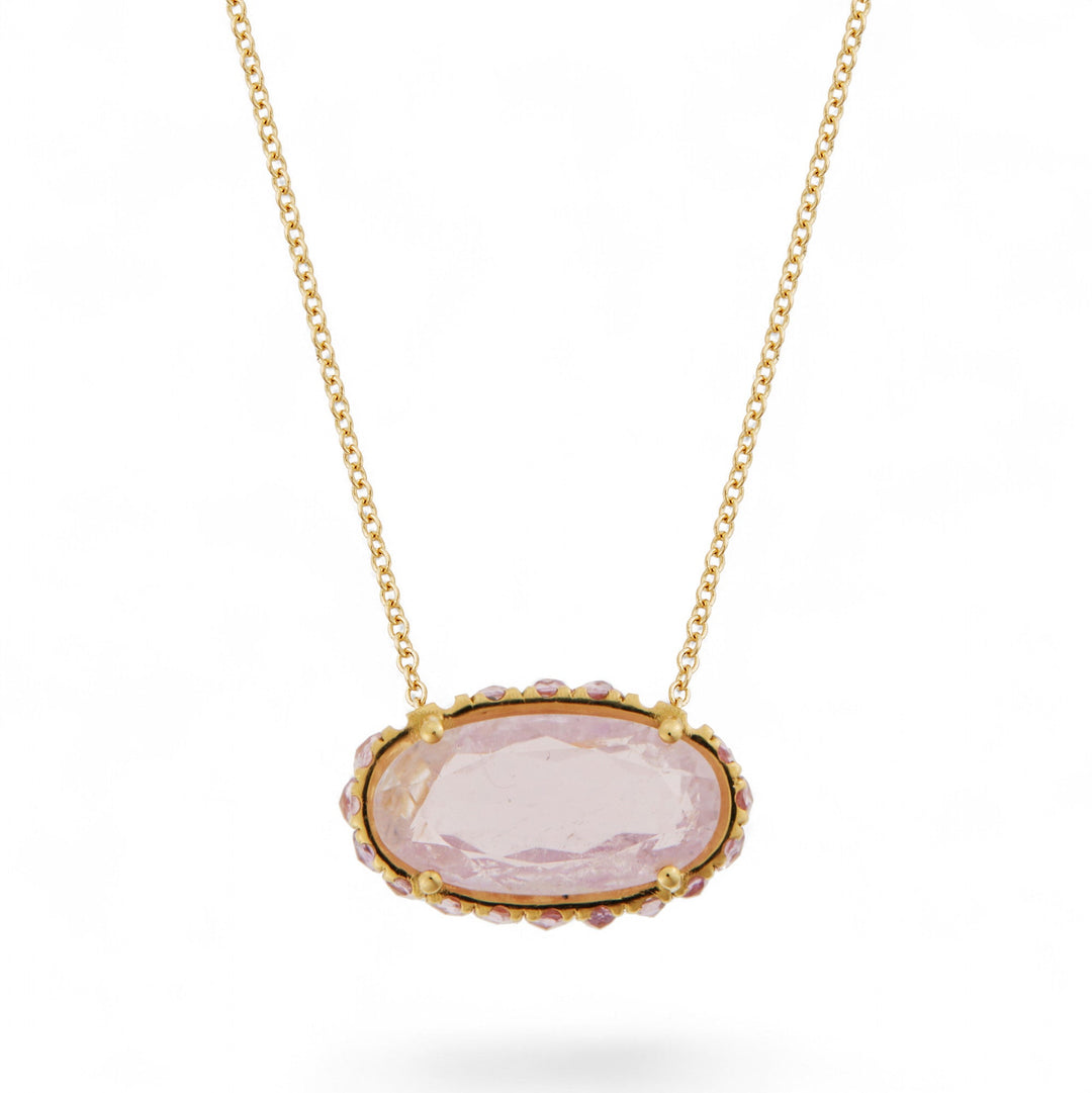 Aurora Blush Necklace - One of a Kind - Ileana Makri
