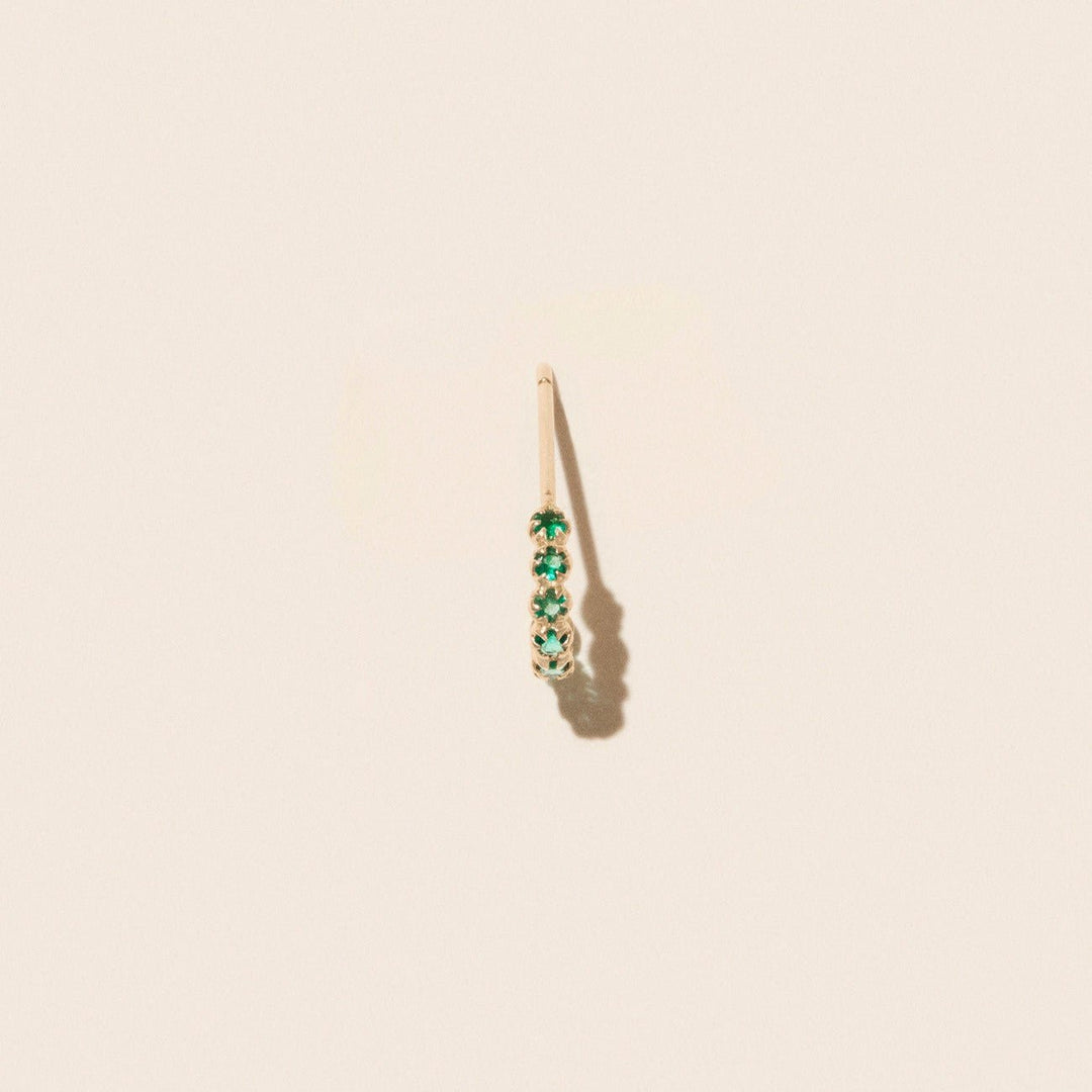 Ava Emerald Earring - Pascale Monvoisin - Ileana Makri