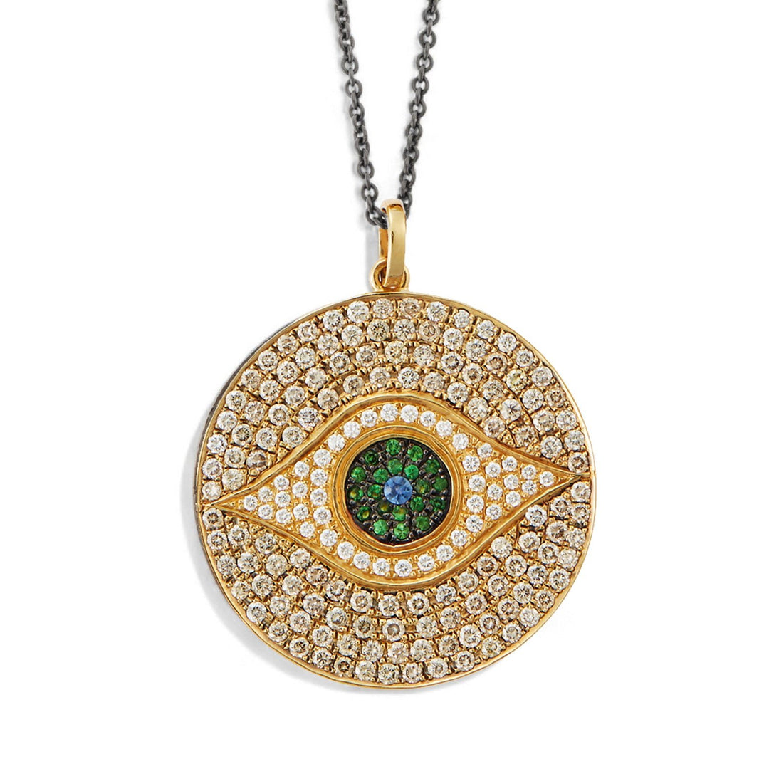 Awakening Pendant Champagne Glow - EVIL EYE - Ileana Makri