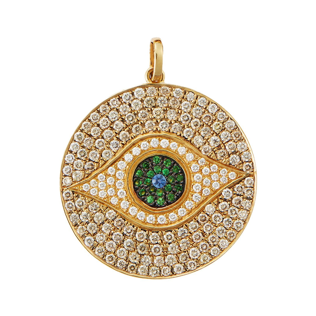 Awakening Pendant Champagne Glow - EVIL EYE - Ileana Makri