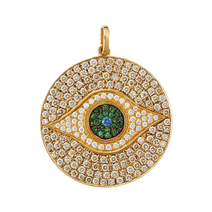 Awakening Pendant Champagne Glow - EVIL EYE - Ileana Makri