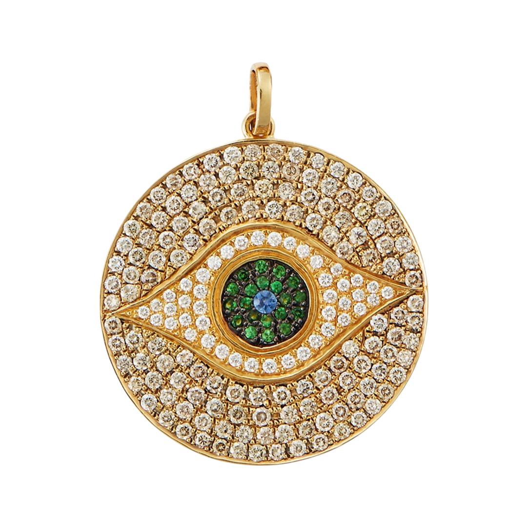 Awakening Pendant Champagne Glow - EVIL EYE - Ileana Makri