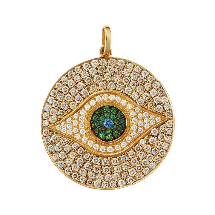 Awakening Pendant Champagne Glow - EVIL EYE - Ileana Makri