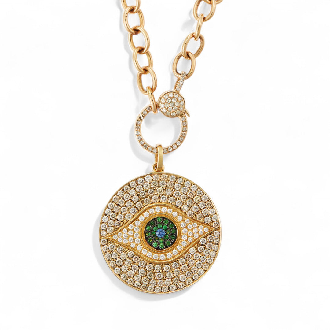 Awakening Pendant Champagne Glow - EVIL EYE - Ileana Makri
